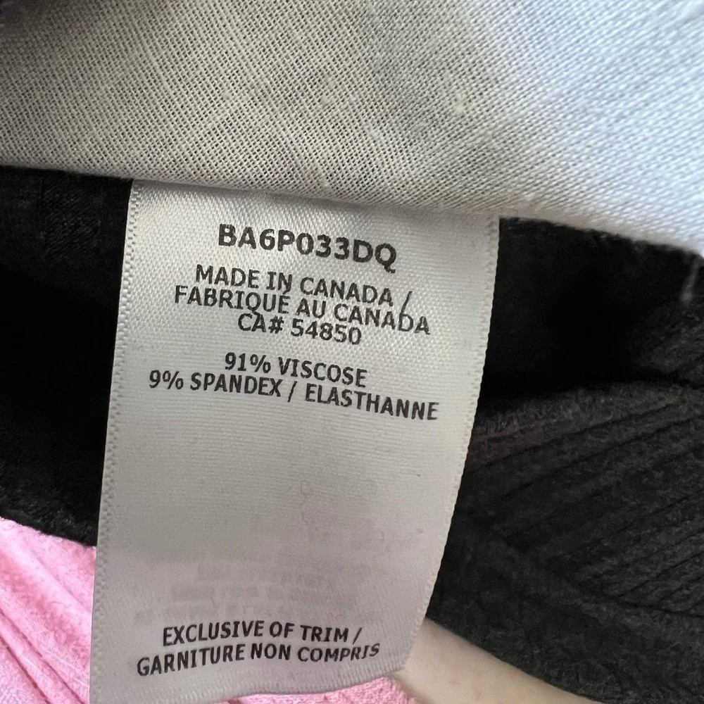 Cale‎ grey ribbed flare leggings
